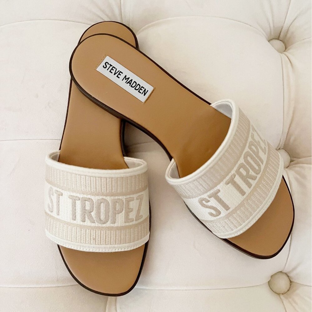 Steve Madden St Tropez Flats Sandals size 6